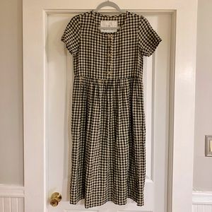 Not Perfect Linen Maxi Mama Short-sleeved Dress